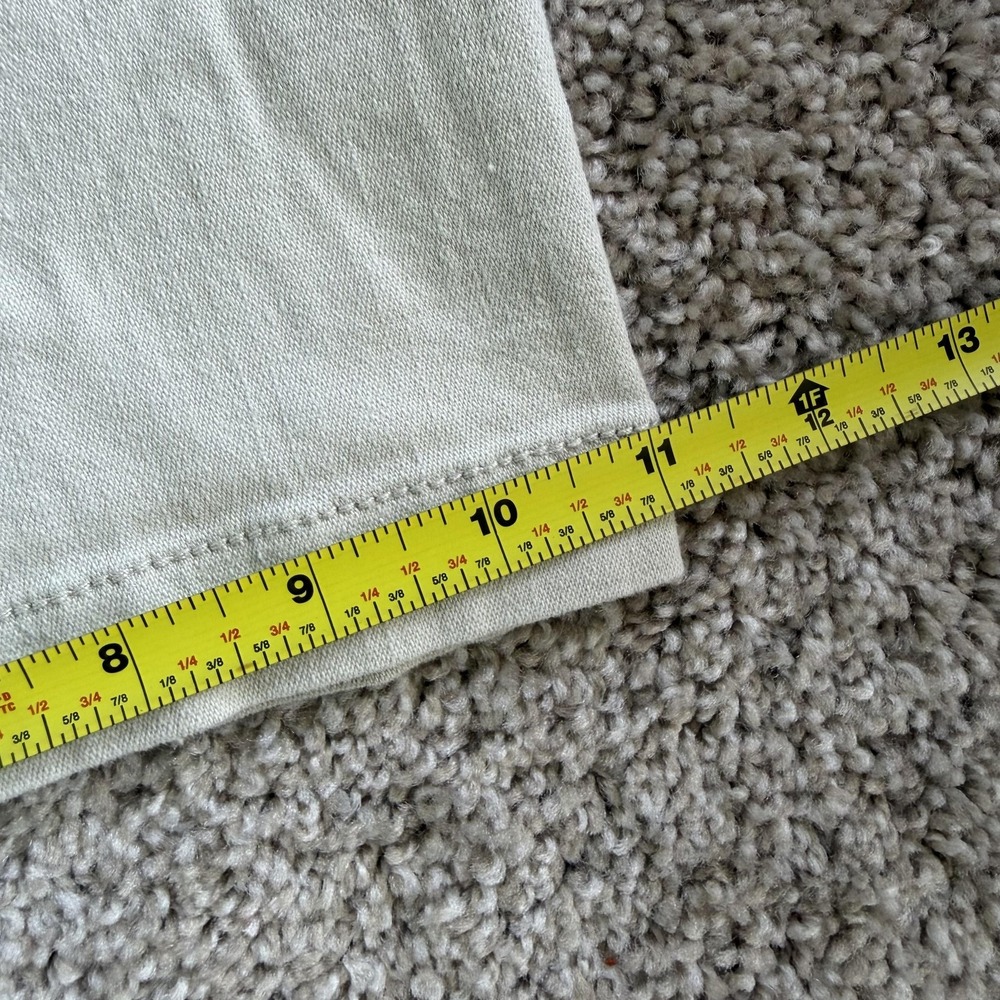 Y2K Faded Glory Chino Shorts Womens 4 Beige Denim Stretch 5 Pocket Summer Casual - Picture 10 of 11